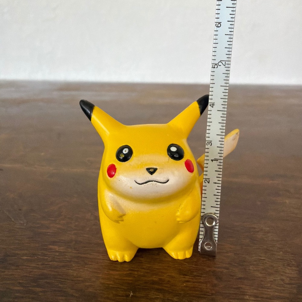 Pikachu Mini Action Figure Vinyl PVC Pencil Topper Pokémon 1999 Nintendo 90s - Picture 6 of 6